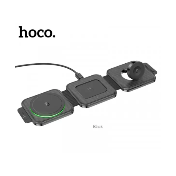 Бездротовий зарядний пристрій Hoco CQ4 Unique 3в1 new