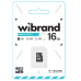 Карта пам'яті 16 GB Wibrand МicroSDНC UHS-I Сlass 10 чорний