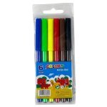 Фломастери 6 кольорів 858-6 Панда змиваємі