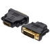 Перехідник DVI M/HDMI F Vention ECDB0 чорний