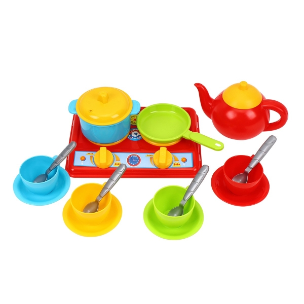 Дитячий ігровий набір 20в1 Кухня Technok Toys Галинка-5 з плитою