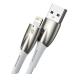 Кабель USB/Apple Lightning 1 м Baseus Glimmer 2.4 А білий