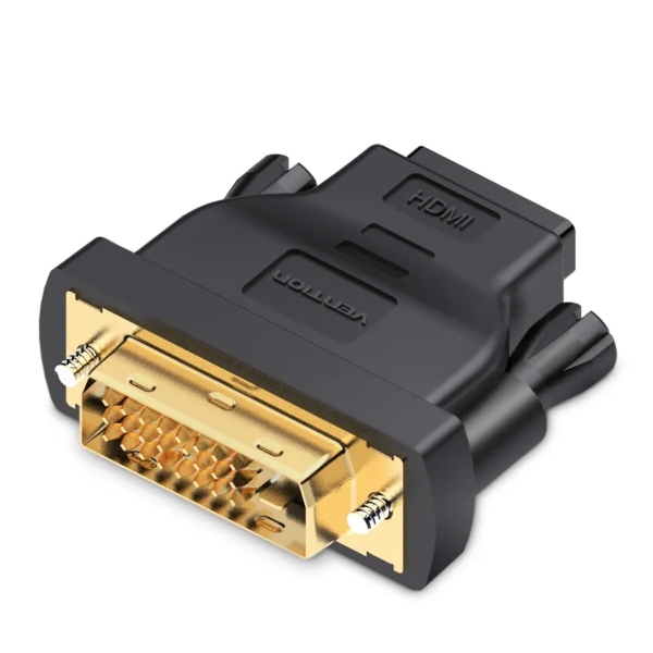 Перехідник DVI M/HDMI F Vention ECDB0 чорний