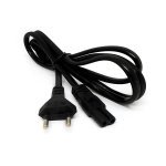 Кабель живлення 2 pin силовий 1.5 м WIRE-003 PVC 300/500V чорний
