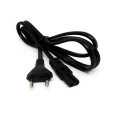 Кабель живлення 2 pin силовий 1.5 м WIRE-003 PVC 300/500V чорний