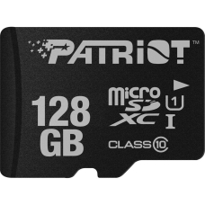 Карта пам'яті 128 GВ Patriot LX Series МicroSDXC UHS-I Сlass 10 чорний