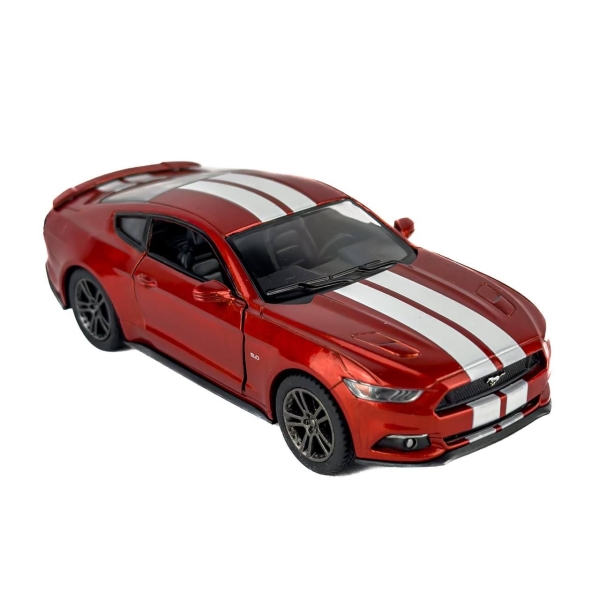 Іграшкова машинка моделька KiNSMART KT5386WF 2015 Ford Mustang GT метал 12 см інерційна червоний