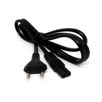 Кабель живлення 2 pin силовий 1.5 м WIRE-003 PVC 300/500V чорний