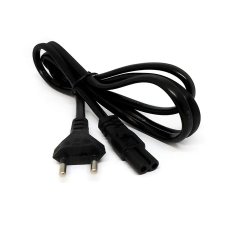 Кабель живлення 2 pin силовий 1.5 м WIRE-003 PVC 300/500V чорний