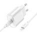 Зарядний пристрій з кабелем Type-C/Apple Lightning 1 м HOCO C109A Fighter 20 W білий Зарядний пристрій з кабелем Type-C/Apple Lightning 1 м HOCO C109A Fighter 20 W білий