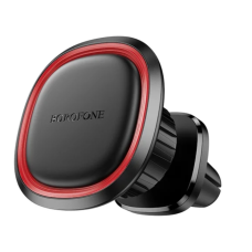 Автотримач для телефона BOROFONE BH124 Roman magnetic car holder (air outlet) Black and Red new