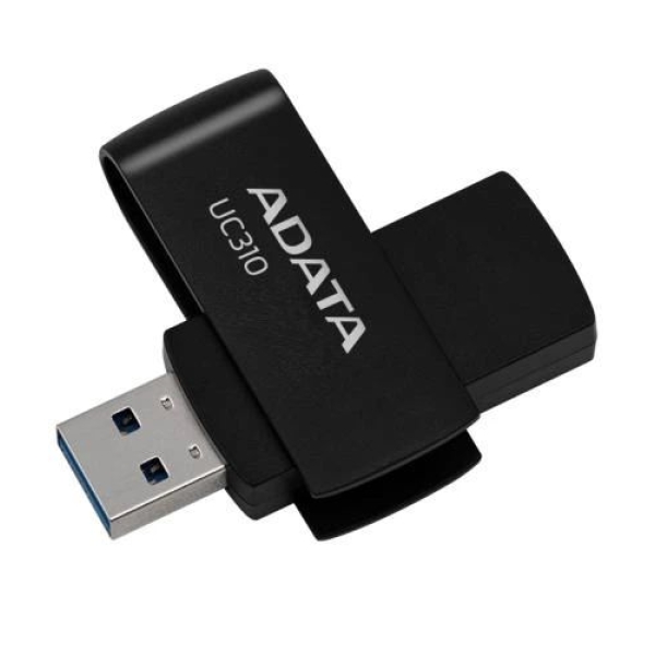 Флеш пам'ять USB 128 GB ADATA UC310 USB 3.2 Gen1 чорний