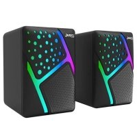 Комп ютерна колонка JEDEL S-527 LED USB+AUX 3W*2 Black new
