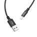 Кабель USB/Apple Lightning 1 м Hoco X14 2.4 А чорний