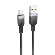 Кабель USB/Type-C 3 м Hoco X119 Energy 3 А чорний