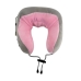 Масажер подушка U-shaped Massage Pillow роликовий сірий з рожевим