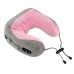 Масажер подушка U-shaped Massage Pillow роликовий сірий з рожевим
