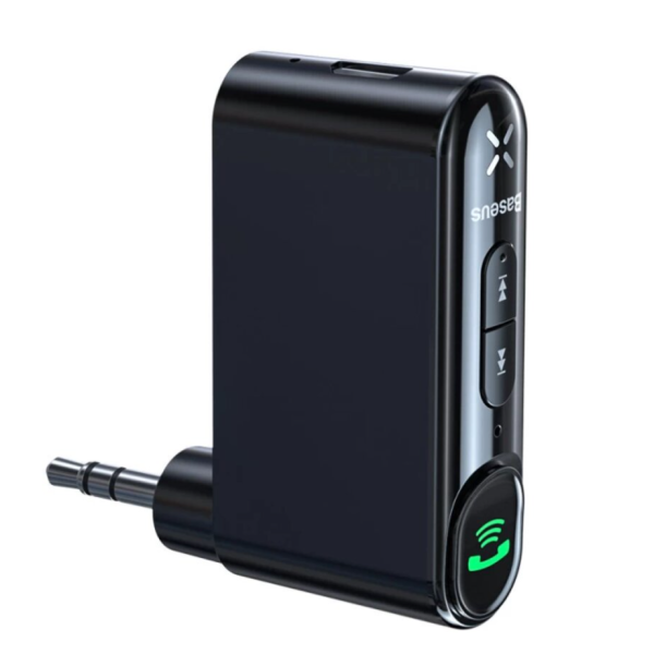 Bluetooth-ресивер Baseus BSBA-02 AUX microUSB 145 мАг чорний