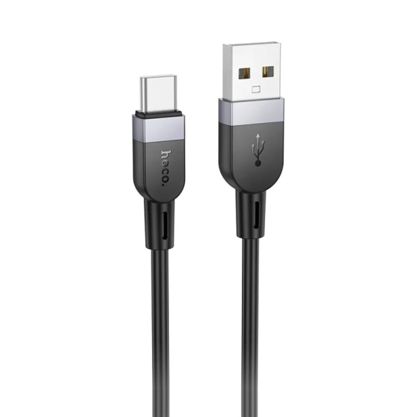 Кабель USB/Type-C 3 м Hoco X119 Energy 3 А чорний