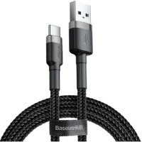 Кабель USB/Type-C 3 м Baseus Cafule 2 A Вт чорний