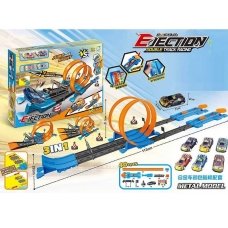 Іграшковий набір Автомобільний трек 652-T3 40 деталей різнобарвний new