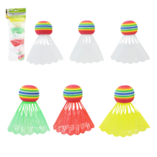 Набір воланів для бадмінтону 6 шт BD20597 пластик 7.5 см різнобарвний