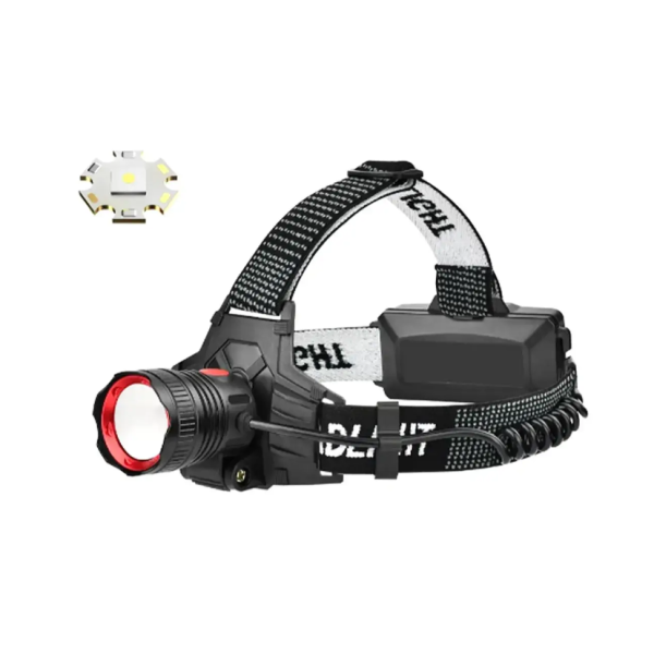 Ліхтар налобний світлодіодний Bailong SY-8101-TG акумуляторний чорний