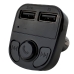 FM трансмітер модулятор CAR X8 Bluetooth 2хUSB MicroSD 3.1 А чорний
