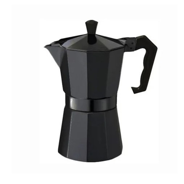 / Гейзерна кавоварка DT-2709 на 9 чашок для газових плит чорна