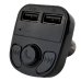 FM трансмітер модулятор CAR X8 Bluetooth 2хUSB MicroSD 3.1 А чорний FM трансмітер модулятор CAR X8 Bluetooth 2хUSB MicroSD 3.1 А чорний