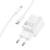 Зарядний пристрій з кабелем USB+Type-C/Type-C 1 м HOCO C149A Charm 30 W 12 V 2.5 А білий Зарядний пристрій з кабелем USB+Type-C/Type-C 1 м HOCO C149A Charm 30 W 12 V 2.5 А білий