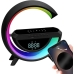 Колонка портативна з годинником Smart BT-3401 бездротова зарядка Bluetooth LED чорний Колонка портативна з годинником Smart BT-3401 бездротова зарядка Bluetooth LED чорний