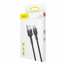 / Кабель Baseus Cafule Cable USB For Type-C 3A 0.5m Gray+Black new