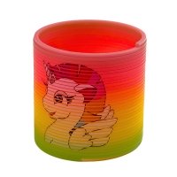 Іграшка антистрес пружинка-веселка 6 см B60-DJTR-DJT2R Єдиноріг різнобарвний