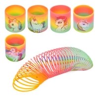 Пружинка B60-DJTR-DJT2R єдиноріг, 6см, мікс видів, у пакеті new