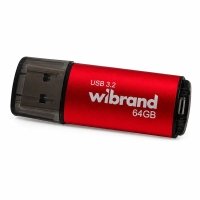 Флеш пам'ять USB 64 GB Wibrand Ladybug USB 3.2 Gen1 червоний