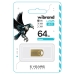 Флеш пам'ять USB 64 GВ Wibrand Hawk USB 2.0 золотистий Флеш пам'ять USB 64 GВ Wibrand Hawk USB 2.0 золотистий