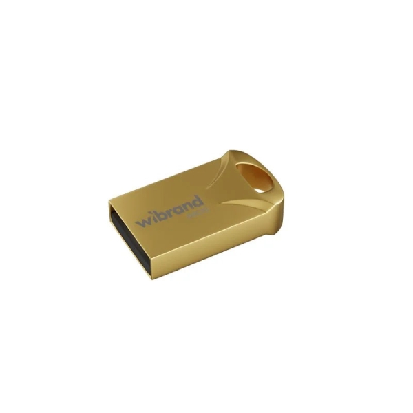Флеш пам'ять USB 64 GВ Wibrand Hawk USB 2.0 золотистий