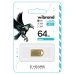 Флеш пам'ять USB 64 GВ Wibrand Hawk USB 2.0 золотистий