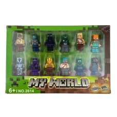 Ігровий набір 12в1 Minecraft My World 2614-1 з аксесуарами