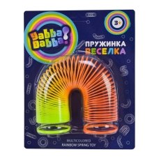 Іграшка антистрес пружинка-веселка 6.5 х 4 см Yabba Dabba YD2568 помаранчевий з жовтим