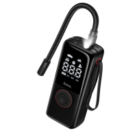Автомобільний насос HOCO ZP18 Enlighten portable smart air pump Black new