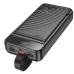 Універсальна мобільна батарея 30000 mAh Hoco J123B Element 22.5 W повербанк з дисплеєм чорний