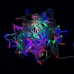 Світлодіодна гірлянда-нитка вулична білий дріт 100 LED Magic Lights ліхтарики 9 м мульти