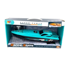 Катер на радіокеруванні 26 см Racing Boats 311-A24 блакитний з чорним