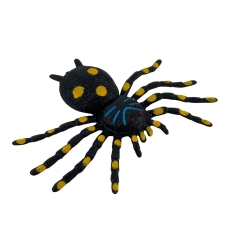 Іграшка антистрес тягучка 20 х 14 см Павук 5050-29 чорний з жовтим