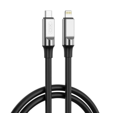 Кабель Type-C/Apple Lightning 1 м XO NB-Q252A 27 Вт чорний
