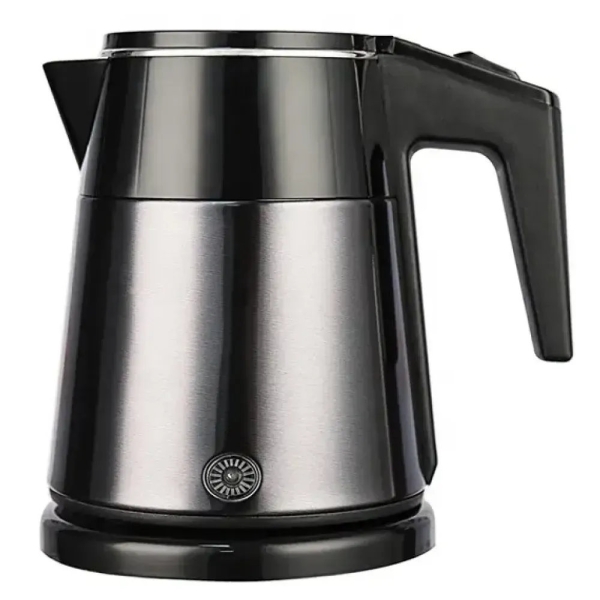 Електрочайник Crownberg CB-9214 нержавіюча сталь 1.8 л чорний зі сріблястим