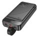 Універсальна мобільна батарея 30000 mAh Hoco J123B Element 22.5 W повербанк з дисплеєм чорний