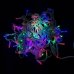 Світлодіодна гірлянда-нитка вулична білий дріт 100 LED Magic Lights ліхтарики 9 м мульти